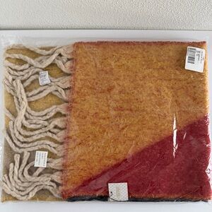 Lulla Collection Geometric‎ Chunky Tassel Scarf NEW